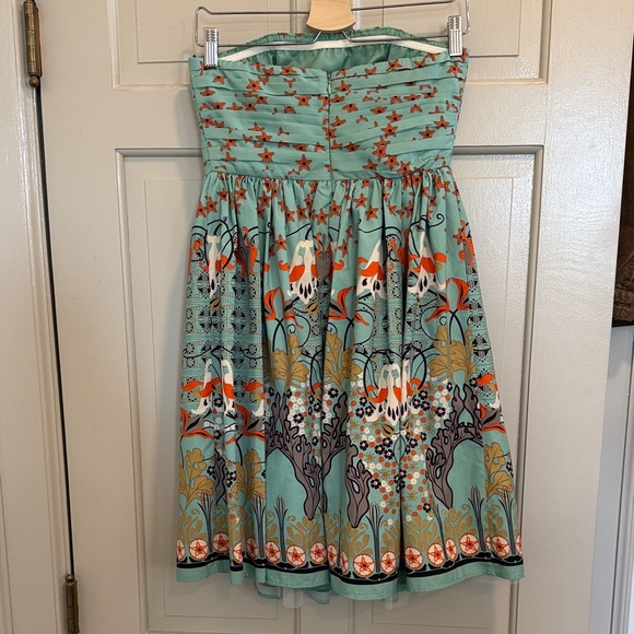 Angie Floral Strapless Dress - Multicolor - Picture 5 of 11